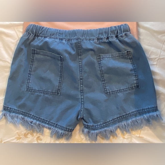 Nwot ”Jeans” Sz-L Moms Basic Cut-Offs Denim 4 Pocket Shorts-Cute & Comfy Cool - Picture 16 of 16